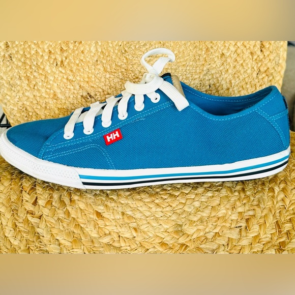 Helly Hansen Sneakers Bright Blue with White Laces Men’s 11 - Picture 2 of 8